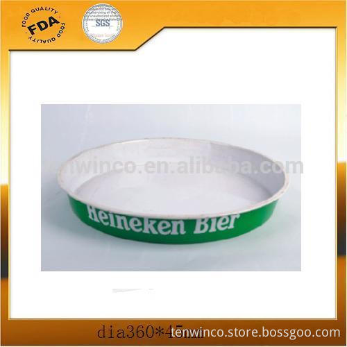 High quality of Circular tin tray,round colorful printed plate, Tin tray wholesale